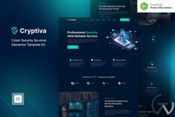 Cryptiva – Cyber Security Services Elementor Template Kit