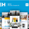 Reh - Agency Elementor Template Kit 2 Reh Agency Elementor Template Kit