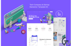 Landon – Tech Company & Startup Elementor Template Kit