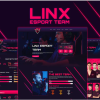 Linx Esport Gaming Elementor Template Kit