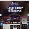 Mebadink Tattoo Piercing Studio Elementor Template Kit
