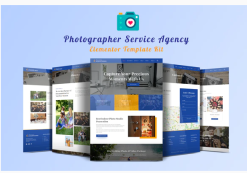 Onestudio - Photographer Agency Service Elementor Template Kit