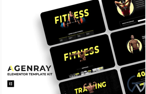 Agenray Gym Elementor Template Kit