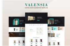 Valensia | Coffee Shop Elementor Template Kit