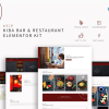 Kiba Bar & Restaurant | Elementor Kit 3 Kiba Bar Restaurant Elementor Kit