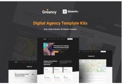 Greancy - Digital Business Agency Elementor Template Kit