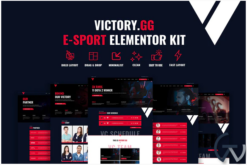 Victory - Esports & Gaming Elementor Template Kit