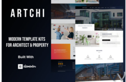 Artchi - Modern Architecture Elementor Template Kit
