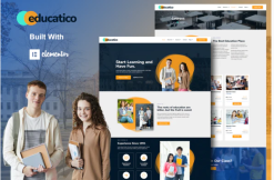Educatico - Education School & Online Courses Elementor Template Kit