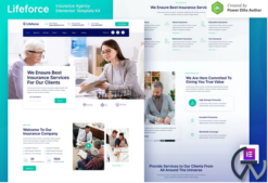 Lifeforce – Insurance Agency Elementor Template Kit