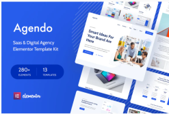 Agendo - Digital Agency & Creative Elementor Template Kit