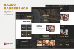 Bazso - Barbershop Elementor Template Kit