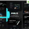 PIRUS %E2%80%93 Dark Digital Agency Elementor Template Kit