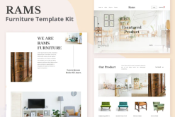 Rams - Furniture eCommerce Elementor Template Kit