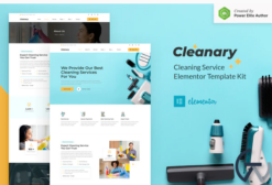 Cleanary - Cleaning Service Company Elementor Template Kit