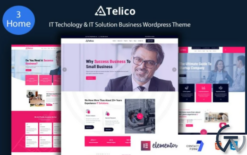 Telico - IT Technology & IT Solutions Business WordPress Theme