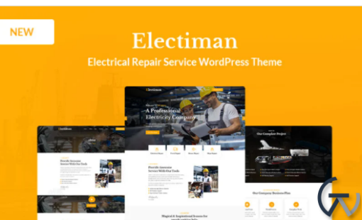 Electiman Electrical Repair Service WordPress Theme