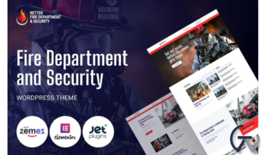 Retter Fire Department and Security WordPress Theme