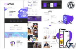 Applio Creative Responsive Mobile App Showcase WordPress Theme