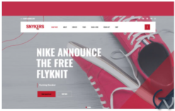 Snykers Sports Shop WordPress Theme