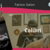 Colibri Tattoo Salon Landing page WordPress Elementor Theme