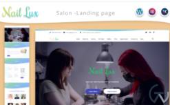 Nail Lux - Manicure Salon Landing page WordPress Theme