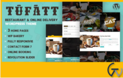 Tufatt | Restaurant & Food Blog WordPress Theme
