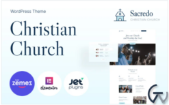 Sacredo - Responsive Religious WordPress Theme