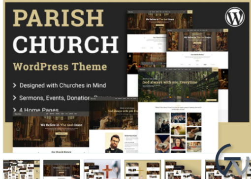 Parish Church and Temple WordPress Theme