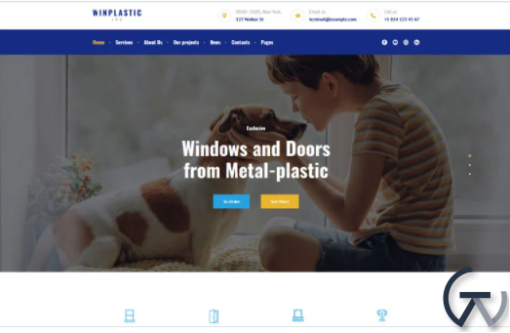 Winplastic Plastic Windows Installation Replacement WordPress Theme