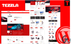 Tezzla | Automobile & Car Accessories Shop WordPress Theme