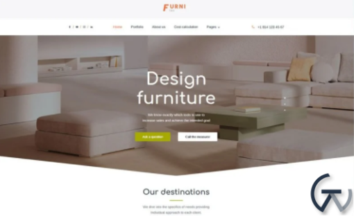 Furnitex furniture design and manufacturer WordPress Theme