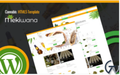Mekiwana - Medical Cannabis Shop WordPress Theme