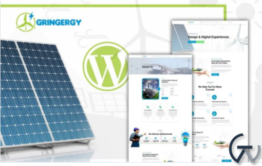 Grinenrgy Green Energy Solar Power WordPress Theme