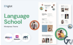Englot - Clean Language Course WordPress Theme