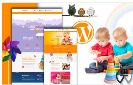 Munchkins Preschool WordPress Theme