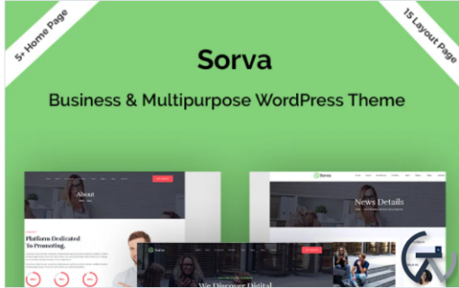Sorva Business Multipurpose WordPress Theme