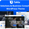 Taklu - Technology & Business Service WordPress Theme 2 Taklu Technology Business Service WordPress Theme