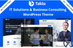 Taklu - Technology & Business Service WordPress Theme