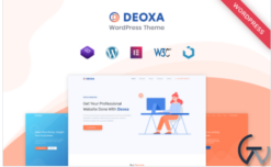 Deoxa - WordPress Landing Page Theme