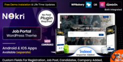 Nokri - Job Board WordPress Theme 1.5.0