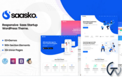 Saasko - Saas Startup WordPress Theme