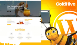 Goldhive | Honey Farm and Production WordPress Theme