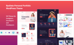 Byodata Personal Portfolio WordPress Theme