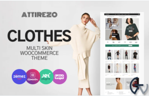 Attirezo Clothes ECommerce Classic Elementor WooCommerce Theme