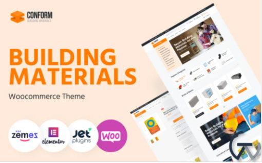 Conform Building Materials Website Templates WooCommerce Theme