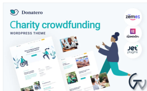 Donatero Charity Crowdfunding WordPress Theme