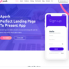 Apork Product Landing WordPress Theme