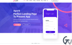 Apork - Product Landing WordPress Theme
