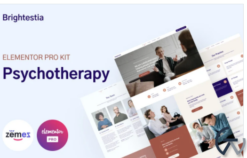 Brightestia - Psychotherapy Elementor Kit
